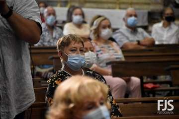 Eucaristía presidida por el obispo José Mazuelos y concierto de la Banda Municipal de Música por la festividad del Santo Cristo de Telde/Francisco Javier Santana.
